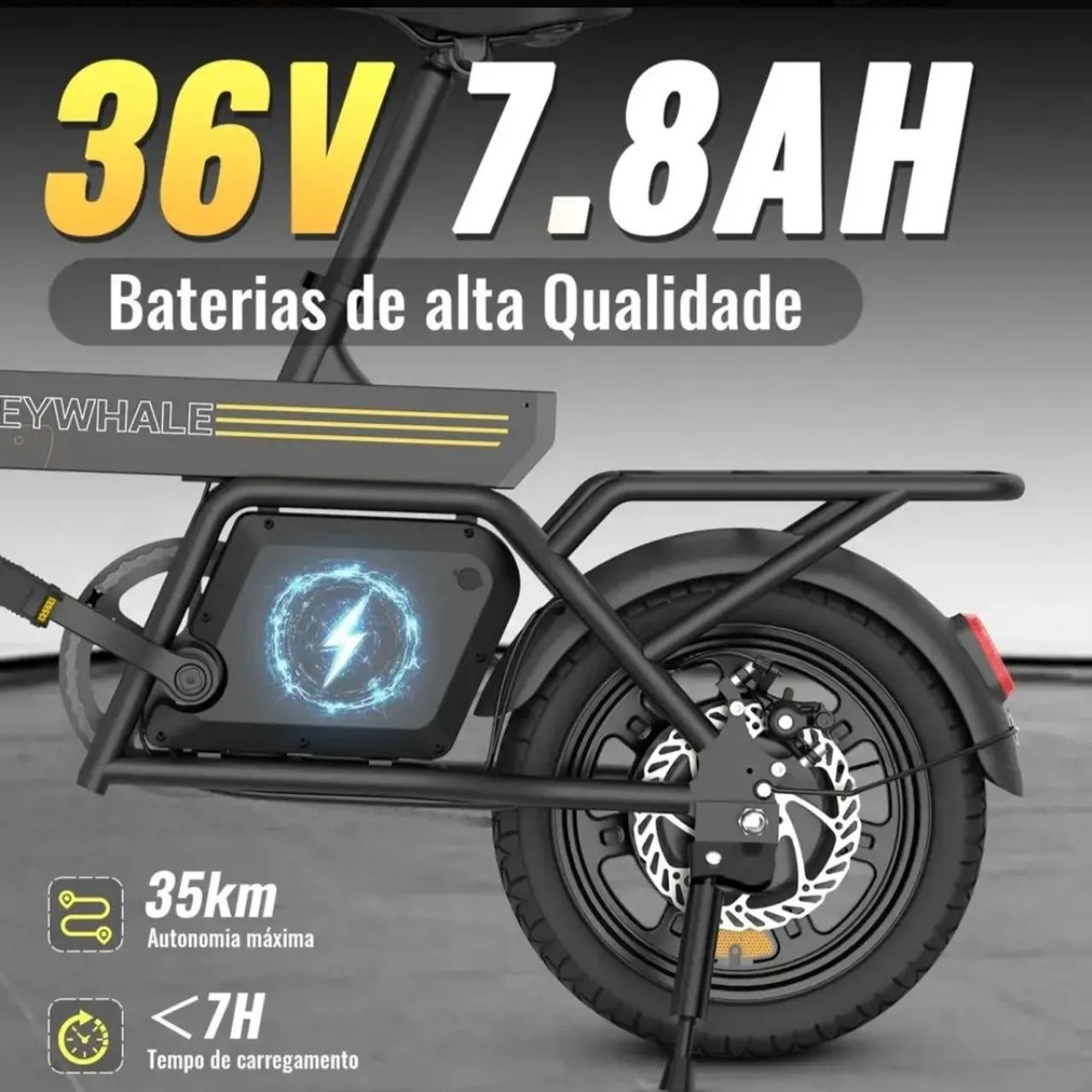 Bicicleta Elétrica 440 Watts - Foto 4