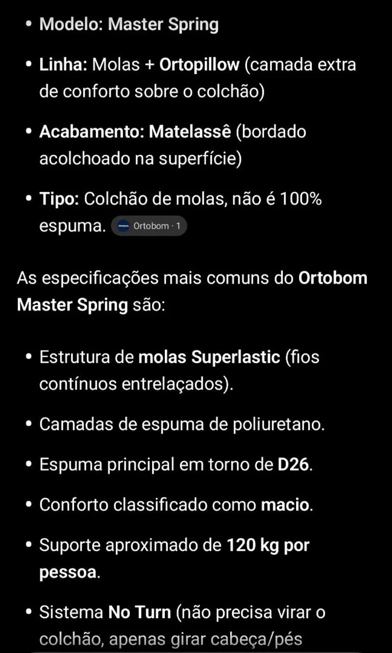 Colchão Casal Ortobom com molas - Foto 2