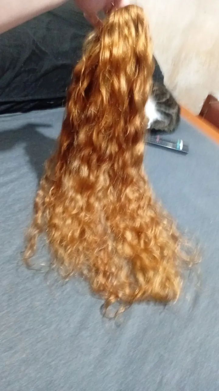 Cabelo loiro 100% humano - Foto 5