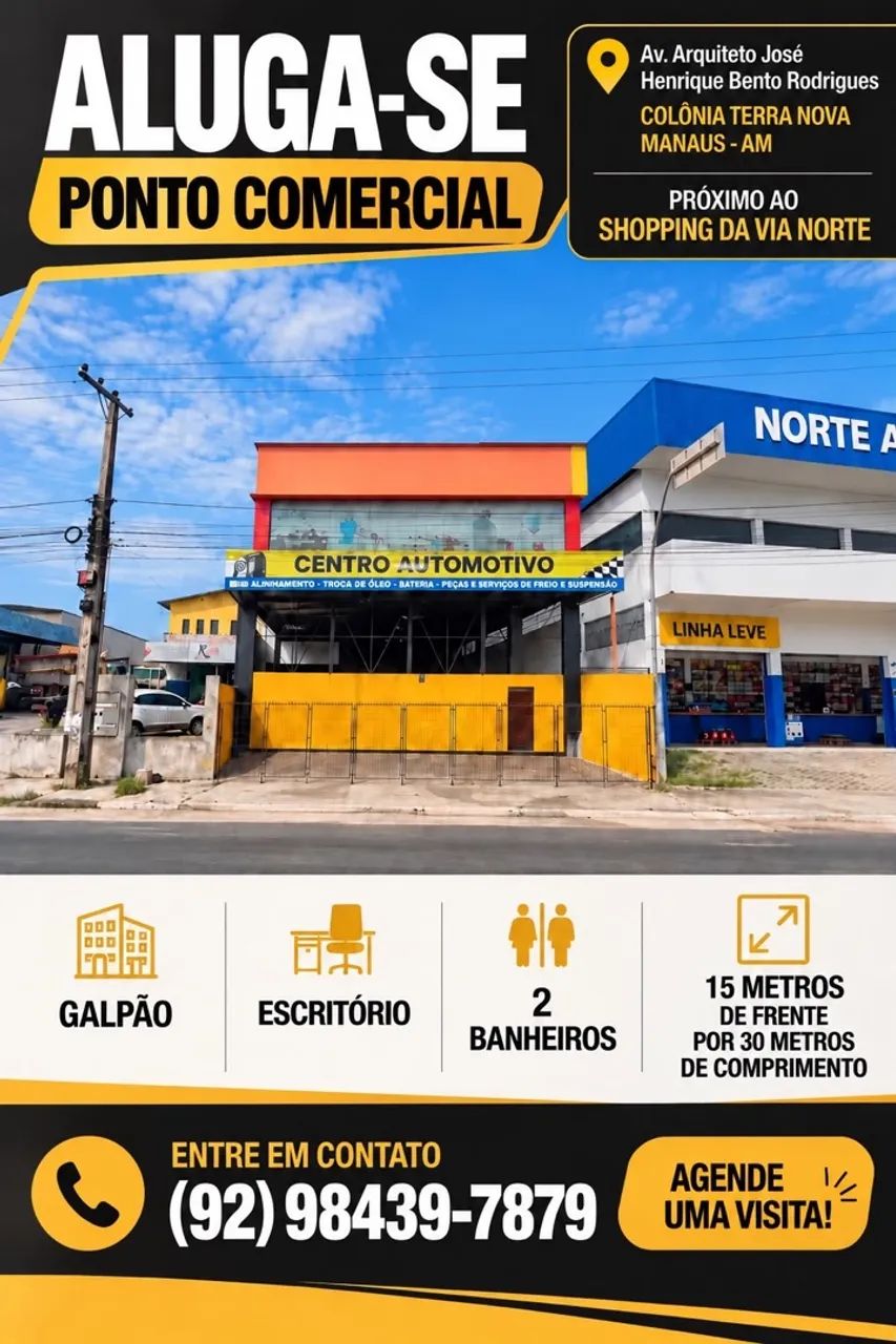 Galpão disponível para aluguel 