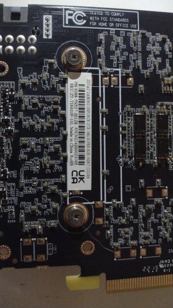 GTX 1660 Super 6gb (com defeito) - Foto 5