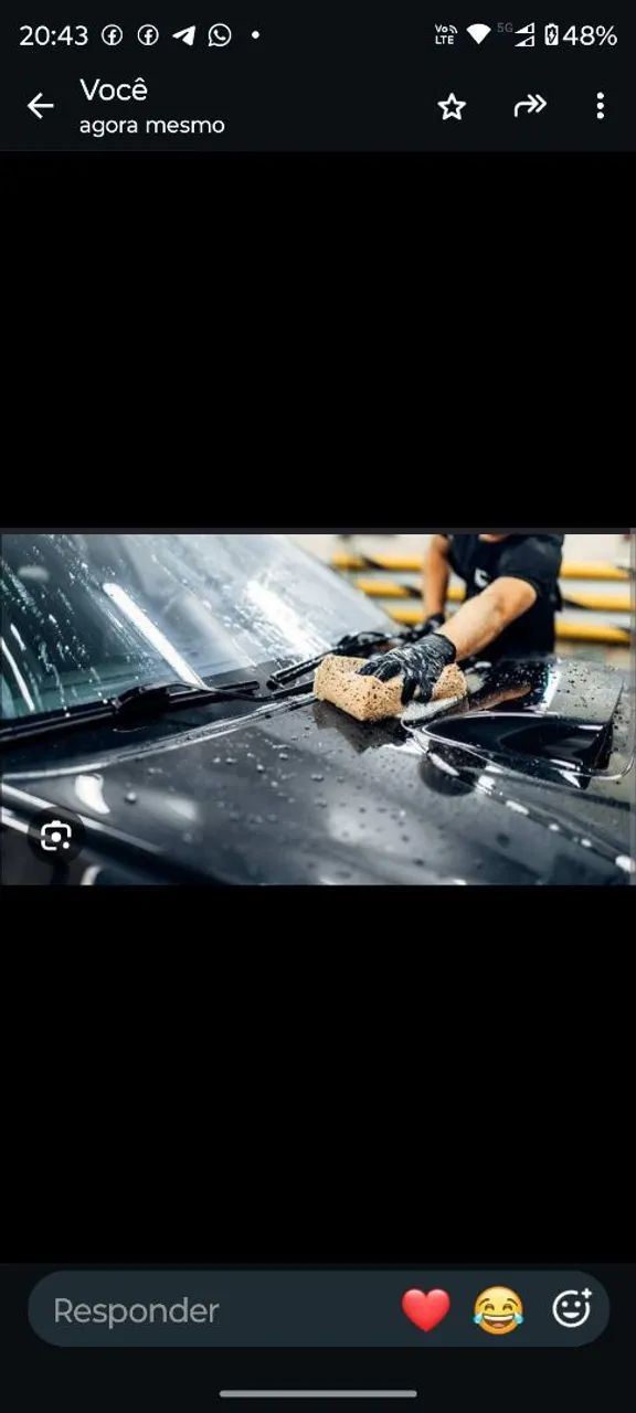 Contrata-se lavador de carro com experiência