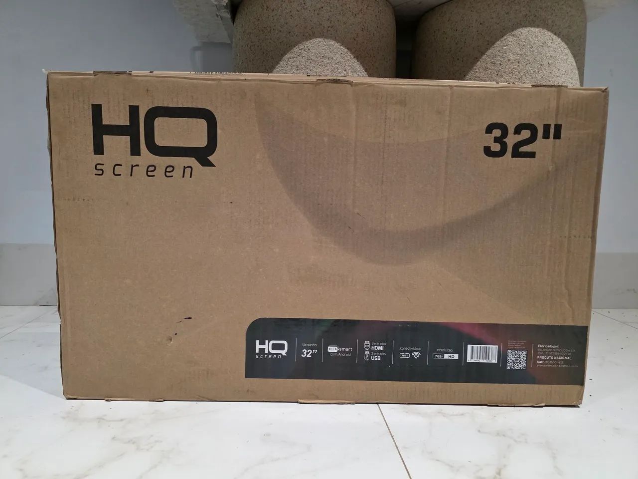 TV Led Smart 32" polegadas Android TV - Novo