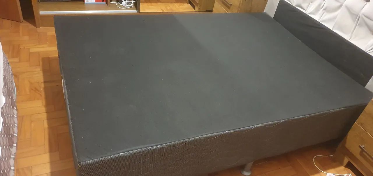 Cama box e cabeceira casal (Preço baixo para vender rápido) - Foto 4