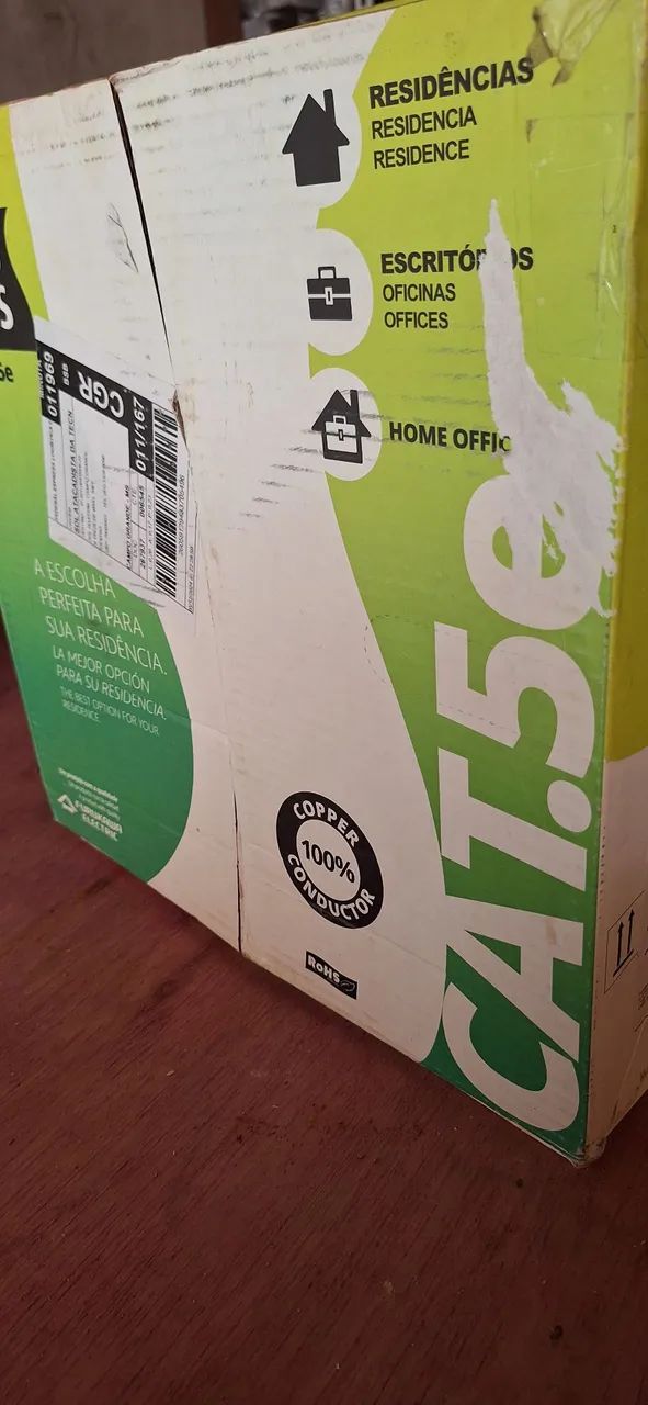 Cabo de rede cat5e 165m - Foto 2