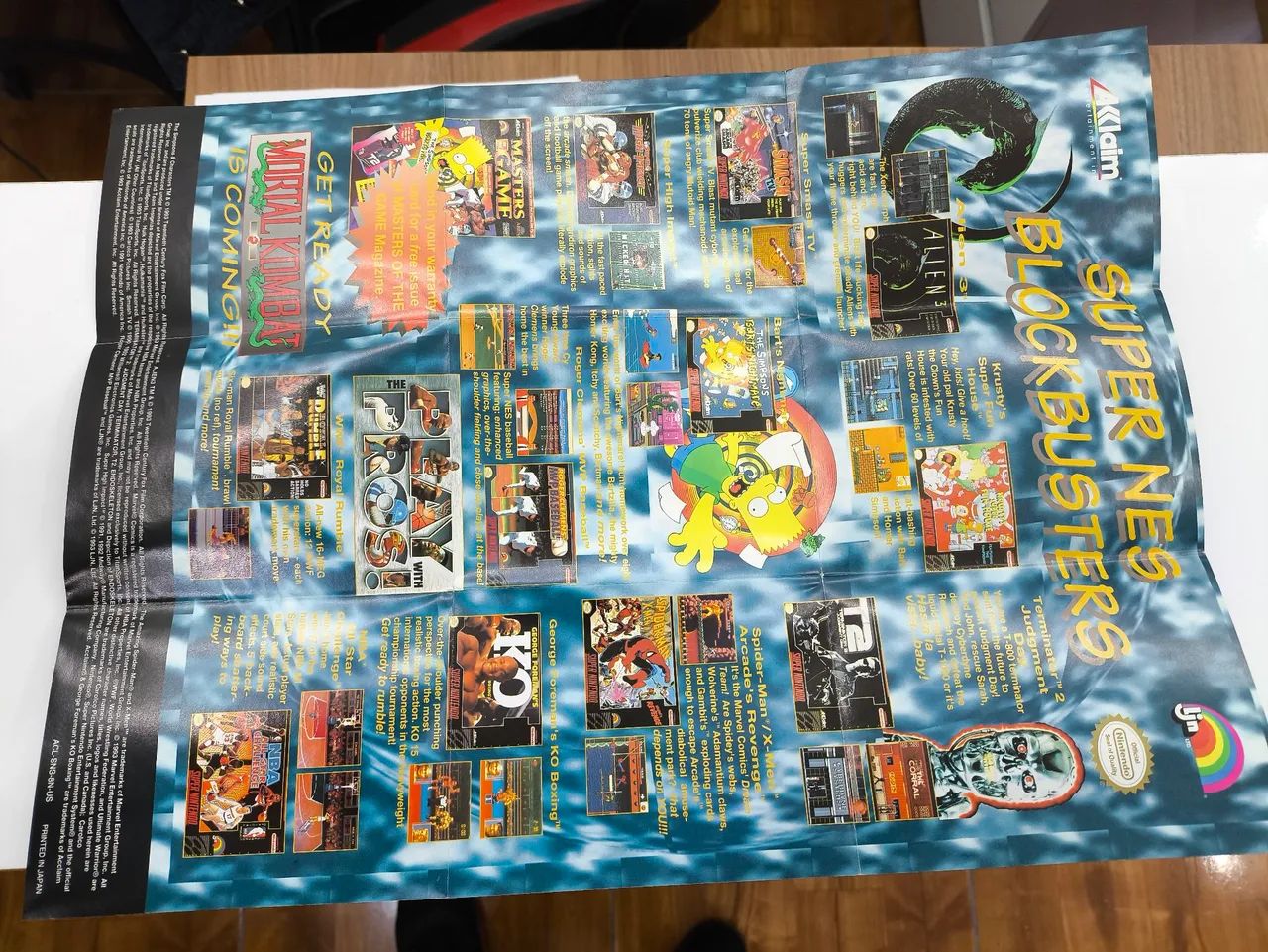 POSTER NBA JAM SNES SUPER NINTENDO  - Foto 2