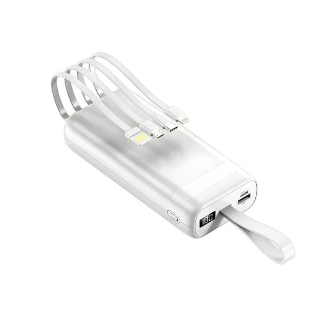 Power Bank Universal de 20.000mAh para Android e iOS, com Lanterna Integrada - Foto 4