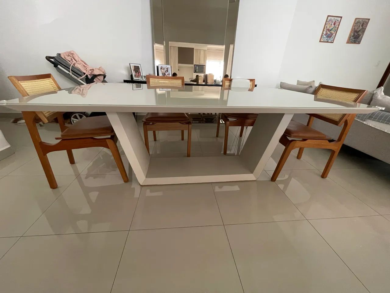 Mesa Jantar em Laca
