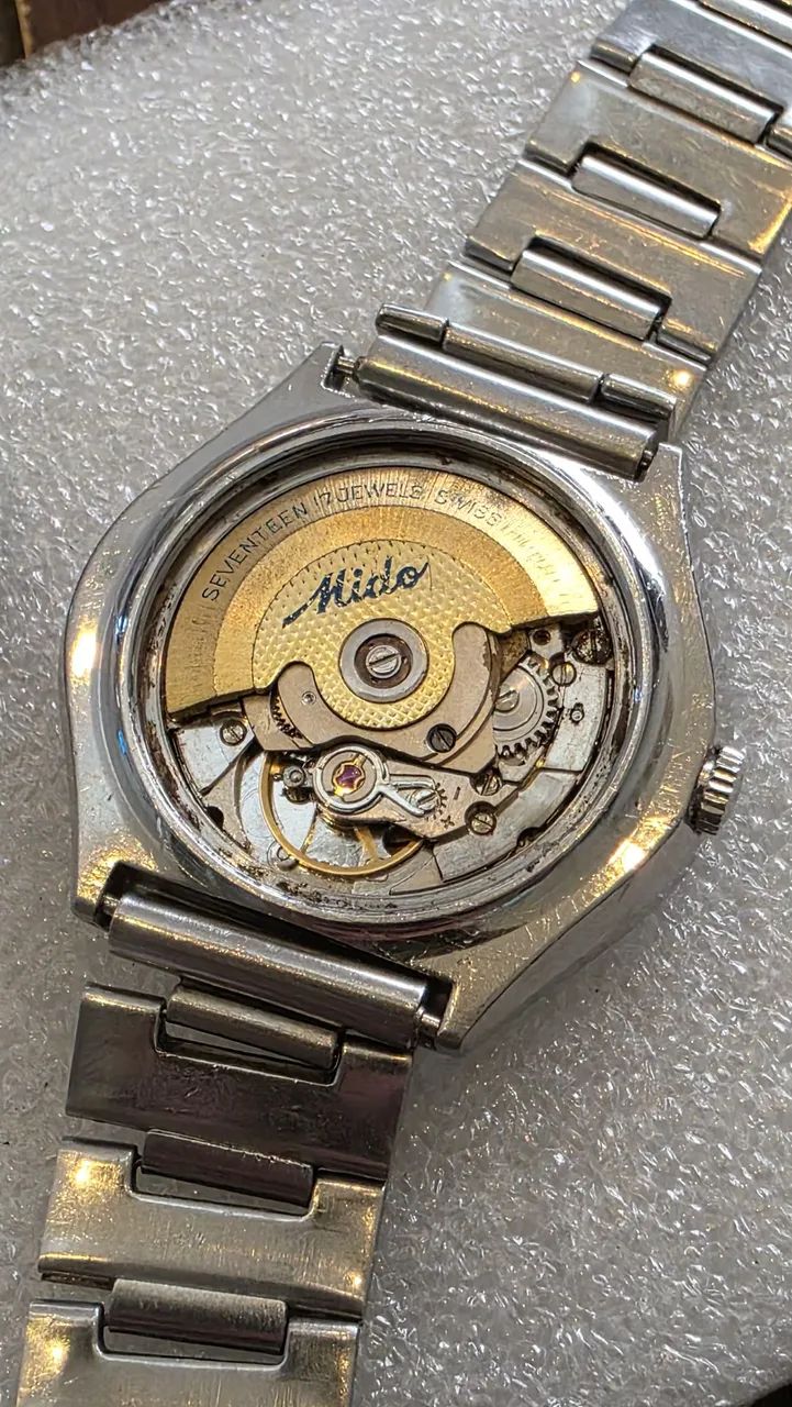 Relógio Mido Maracanã Multistar Automático 25 rubis Caixa Pulseira