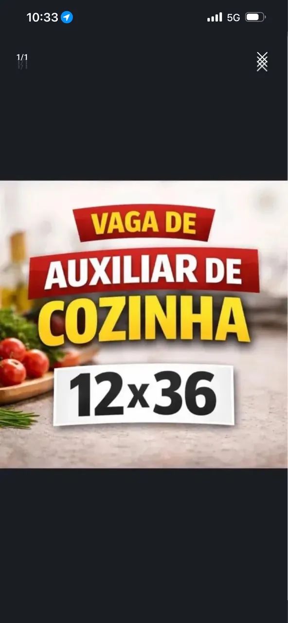Vaga em emprego 
