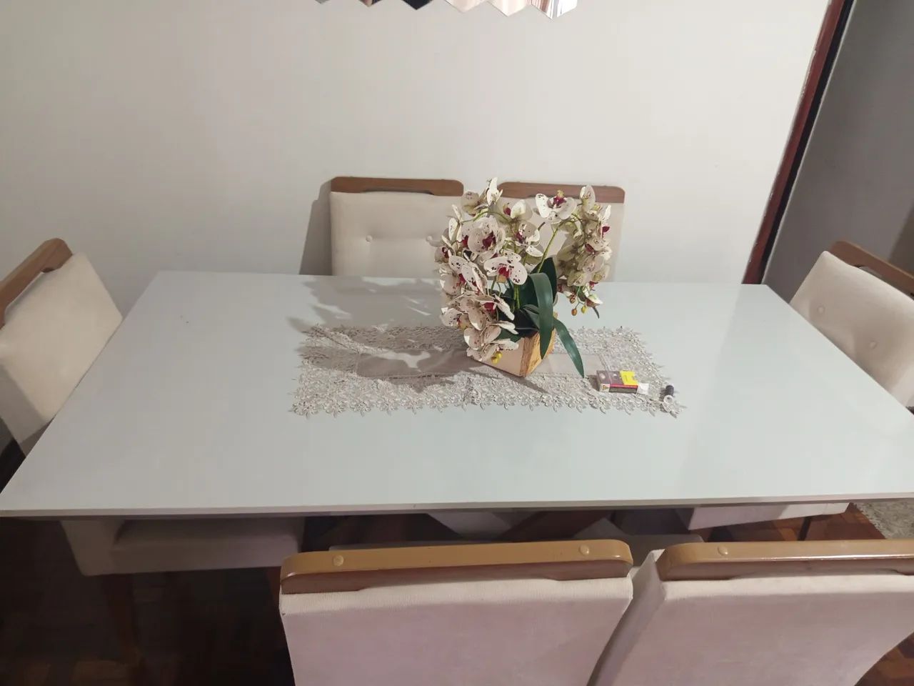Mesa com 6 cadeiras para sala  - Foto 2