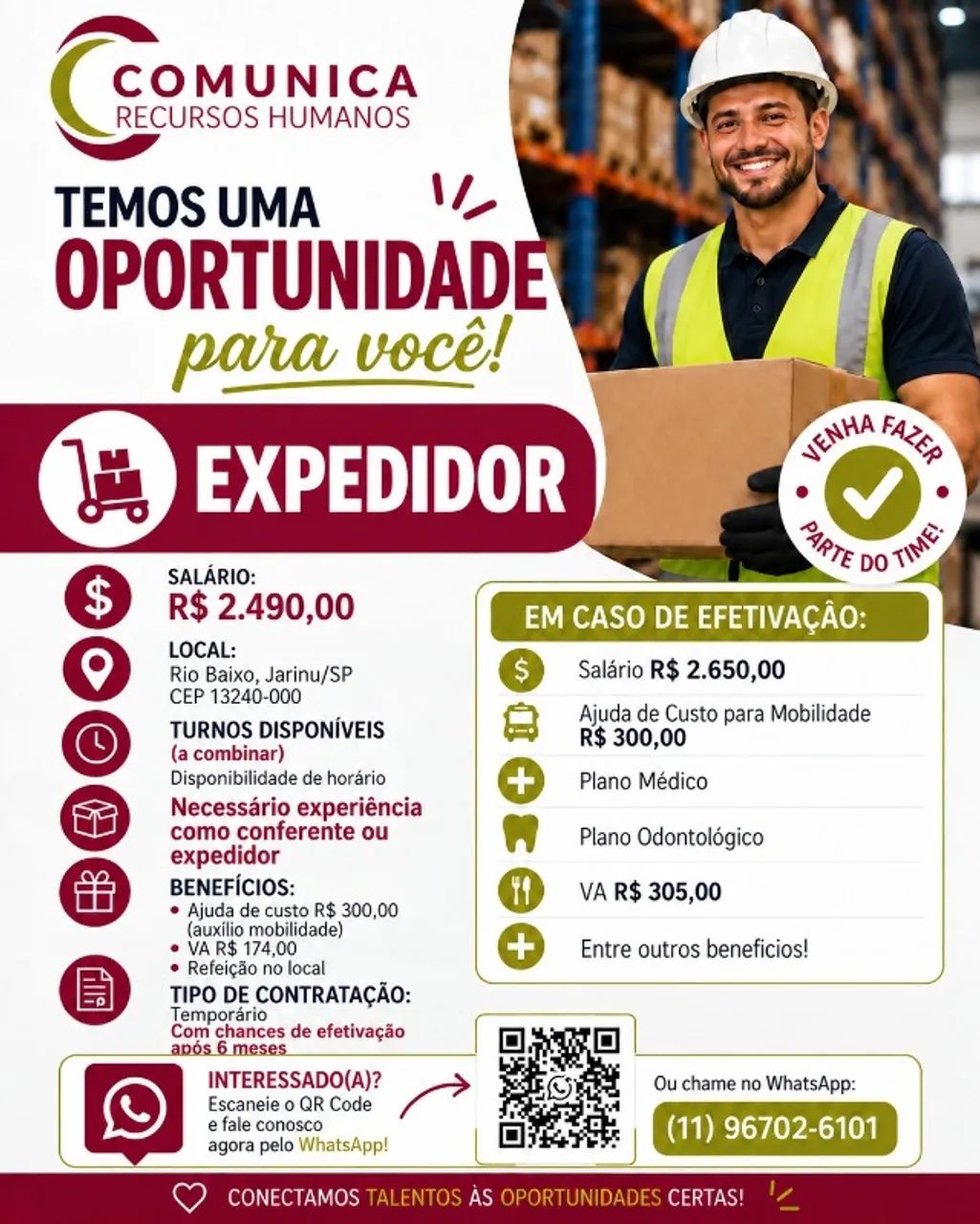 Expeditor de materiais