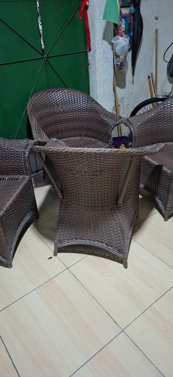 Kit 4 Cadeiras de varanda área  - Foto 4