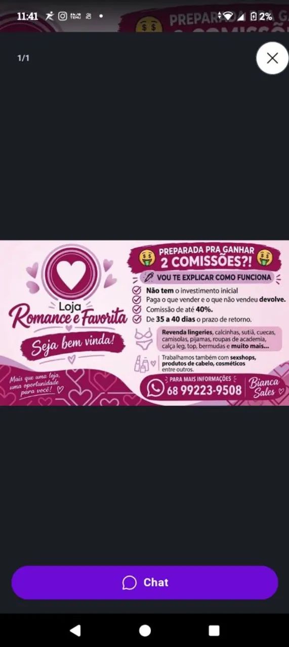 Venha ser uma Revendedora Romance  - Foto 2