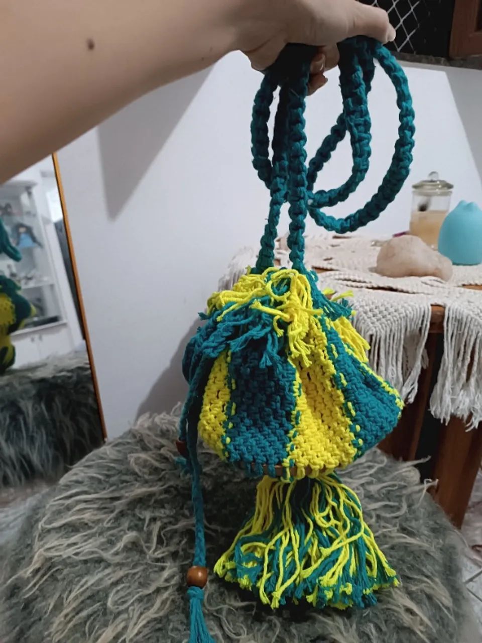 Bolsa de macramé 