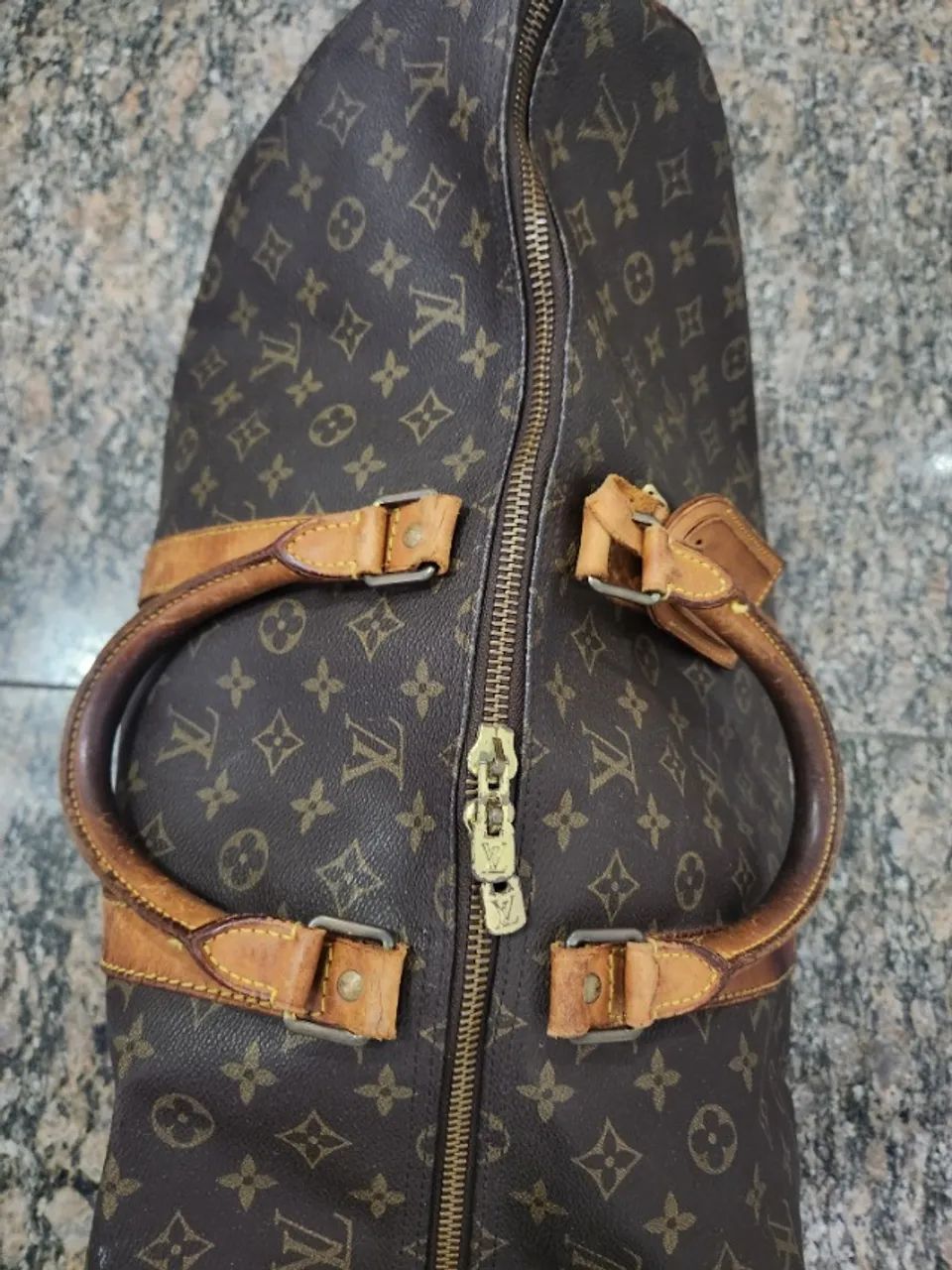 * Bolsa Louis Vuitton Keepall Monogram - Com Cadeado e Chave * - Foto 3