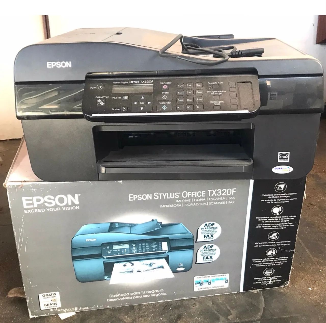 Impressora multifuncional Epson Stylus Office TX320F. - Foto 2