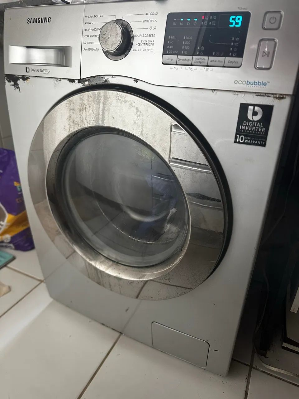 Máquina de lavar e secar Samsung 