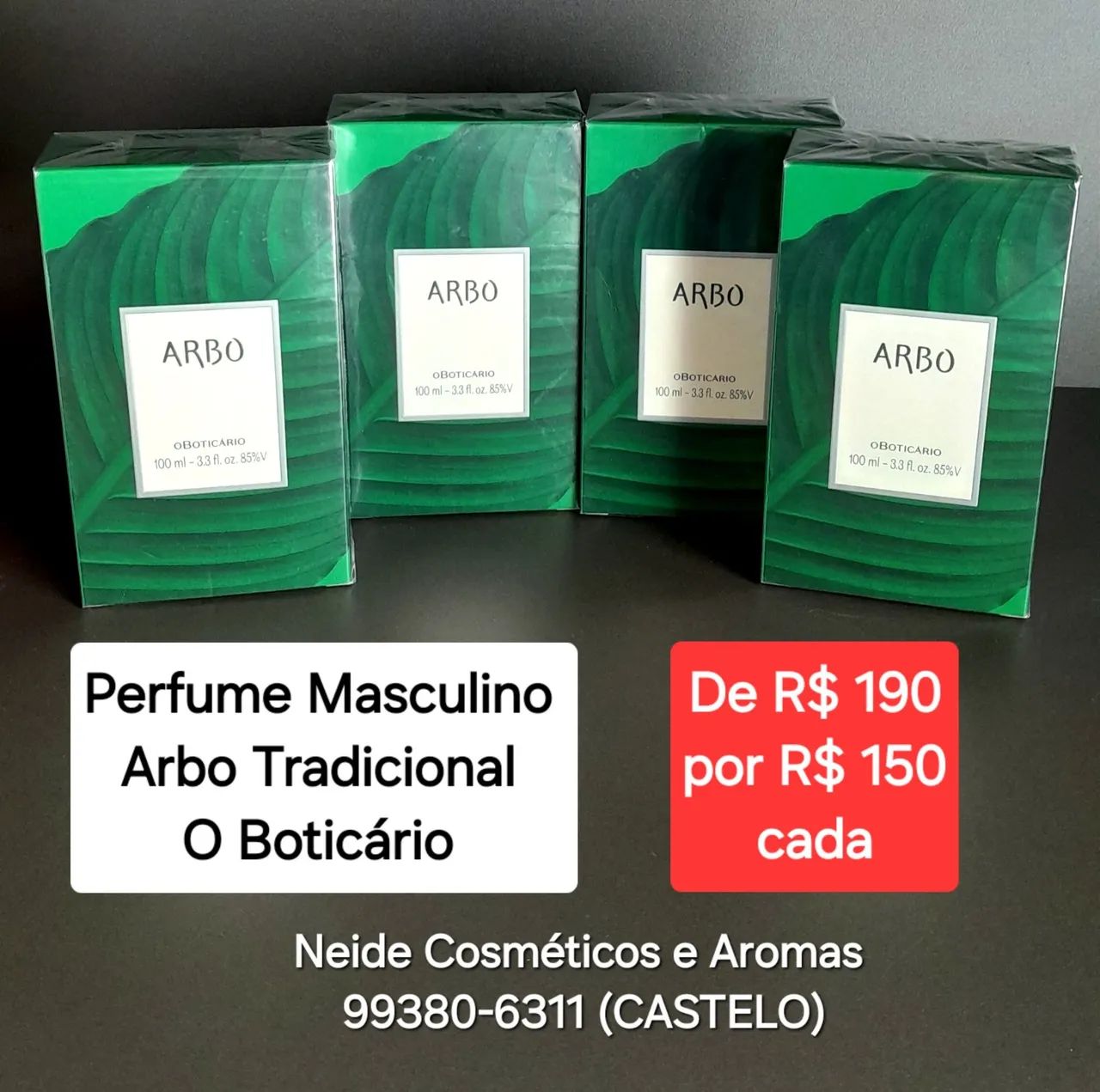 Perfume Masculino Arbo O Boticário 