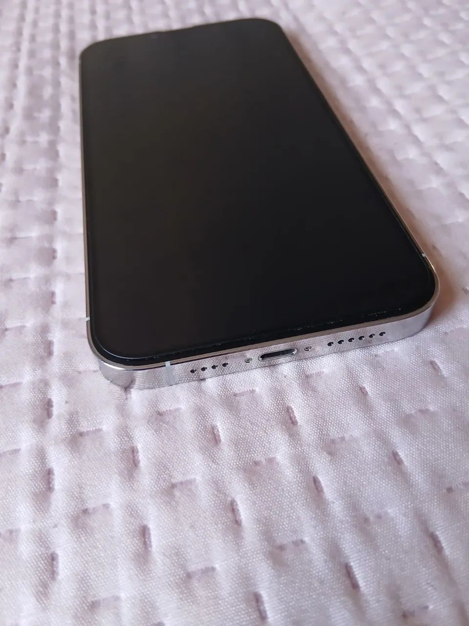 iPhone 13 Pro Max, branco prateado - Foto 2