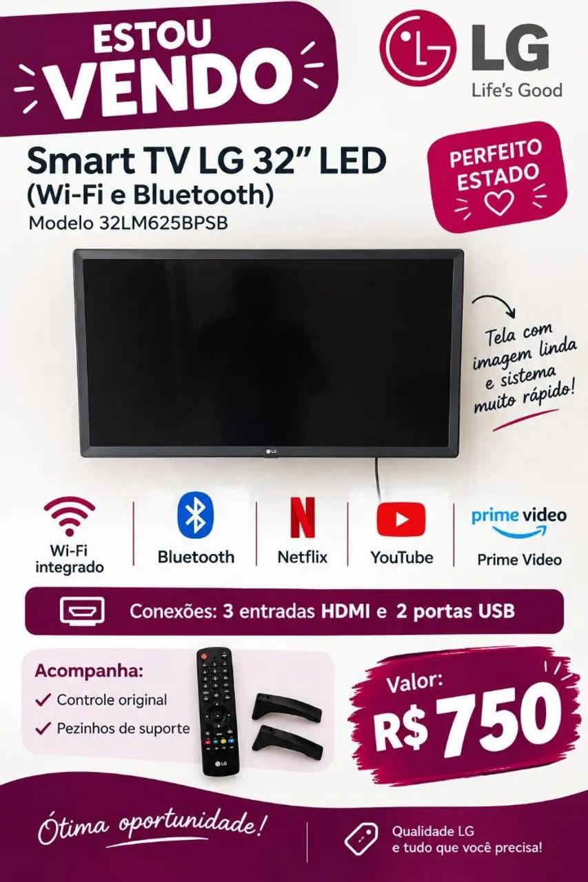 Smart TV LG 32 LED