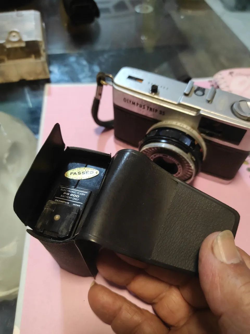 Máquina Fotográfica Antiga,OLYMPUS TRIP 35 - Foto 3
