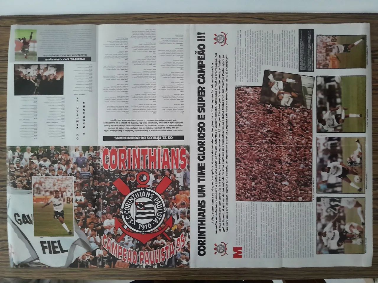 Pôster Corinthians - Campeão Paulista 1995 - Foto 2