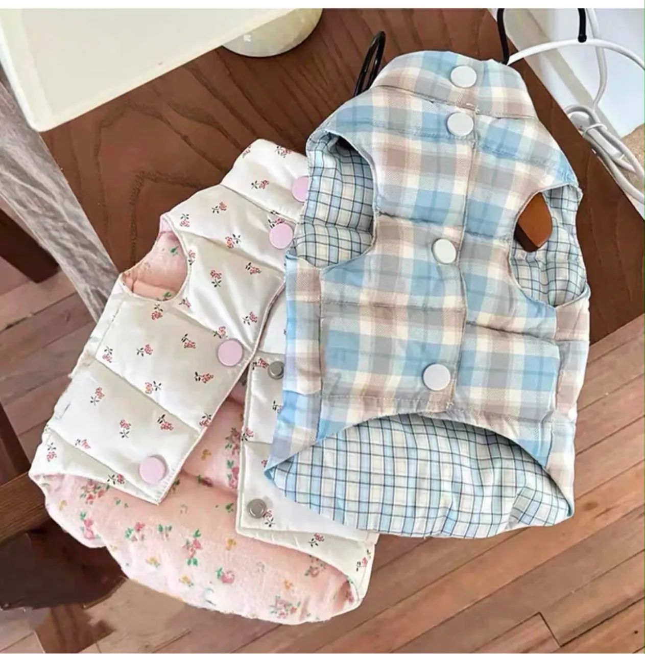 Colete para Pet- azul e rosa 