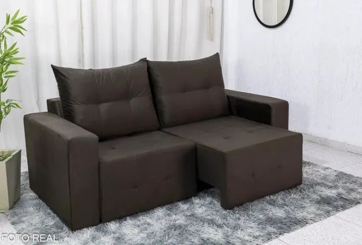 Promoção Sofá Retrátil Novo Embalado - Foto 2
