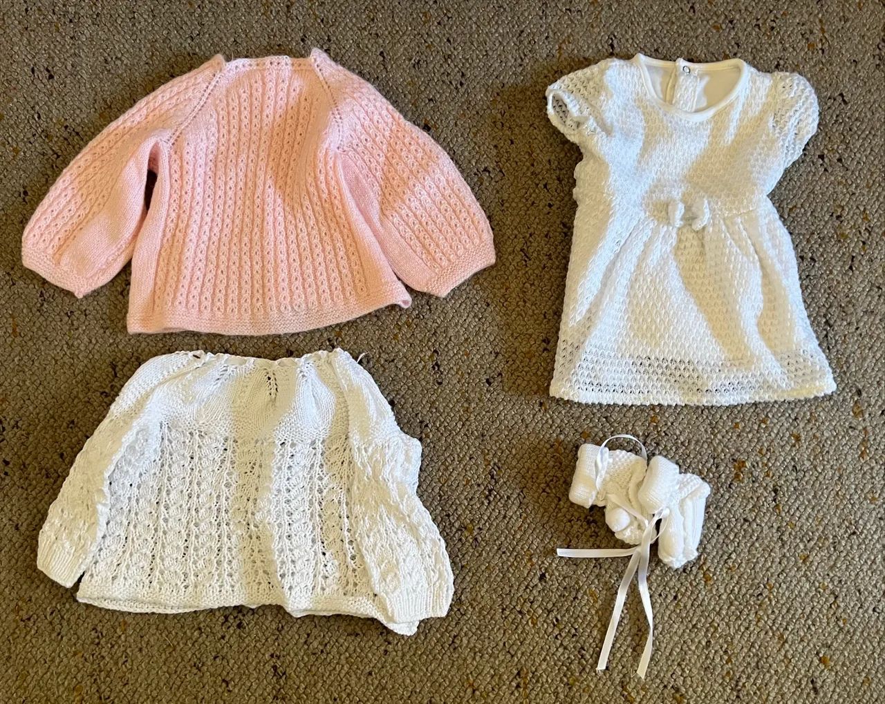 Lote 4 peças roupas bebê tam 1 a 3 meses 
