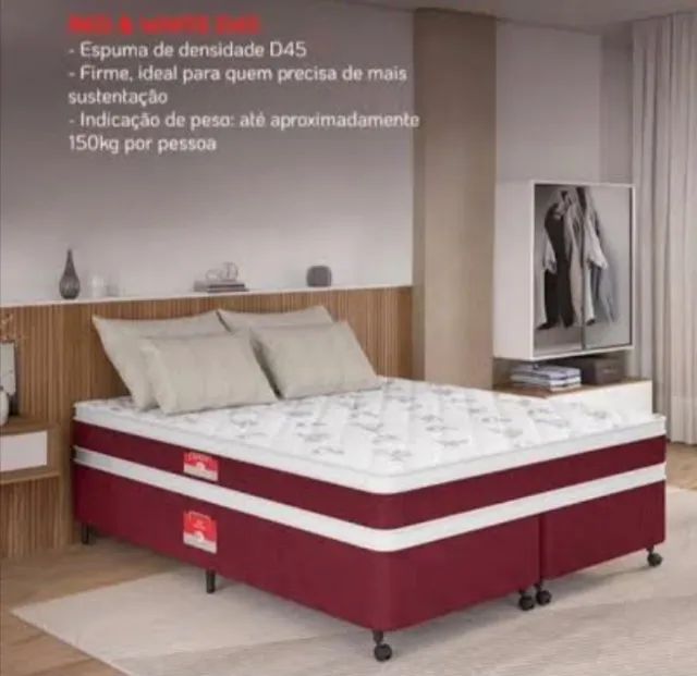 Colchão red white da marca castor, medida queen 158x198 - Foto 3
