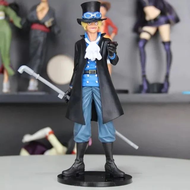 Action Figure Sabo One Piece Anime Colecionável Premium Geek Boneco 18cm