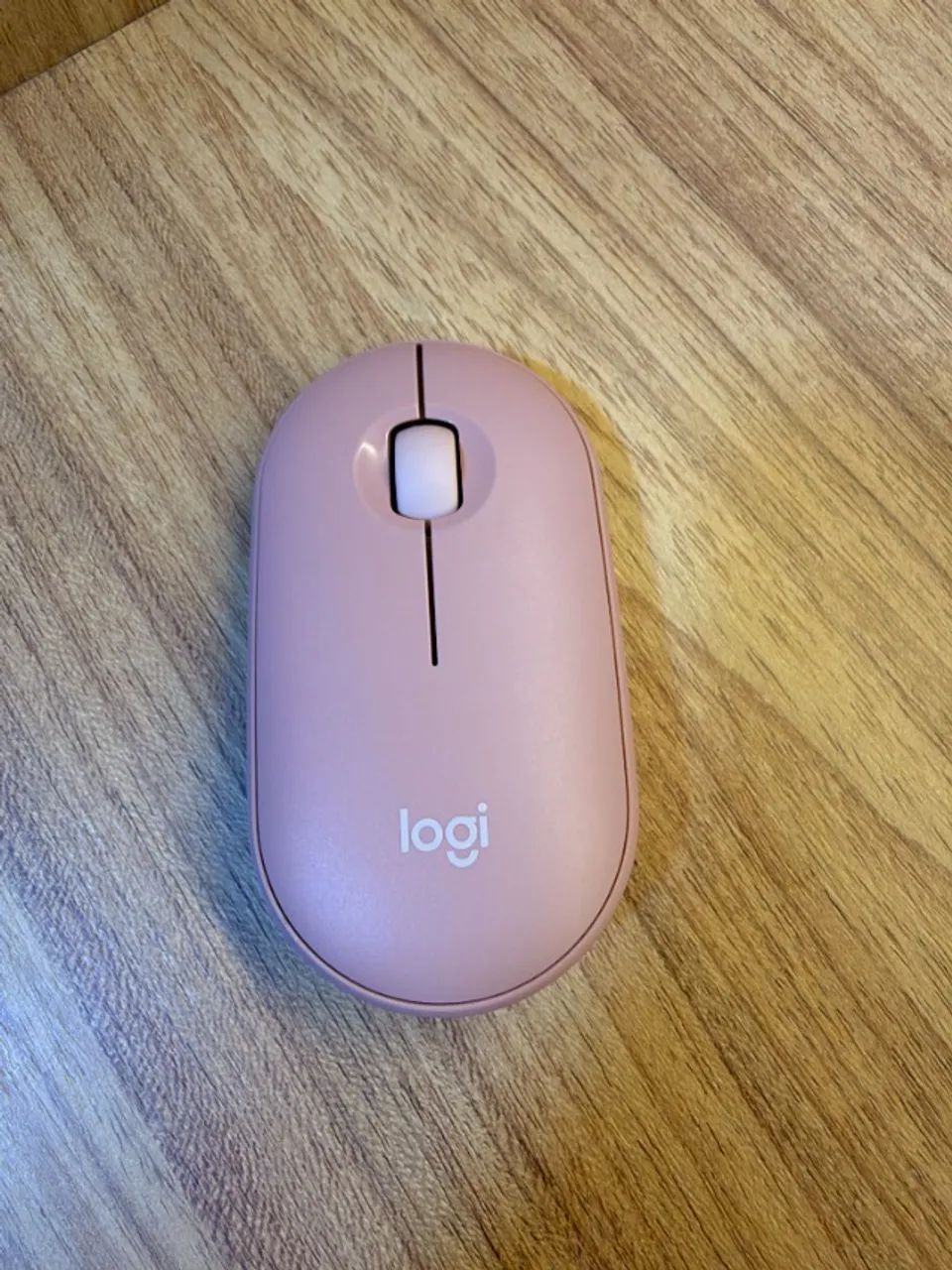 Mouse Sem Fio Logitech Pebble Mouse 2 M350s Rosa - Foto 2