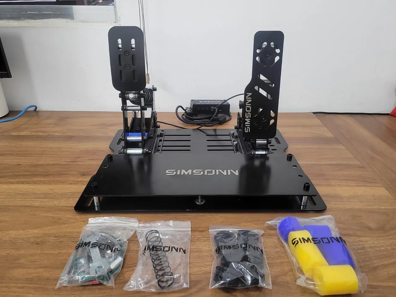 Pedais Simsonn PRO PLUS P2 + Base de Fixação