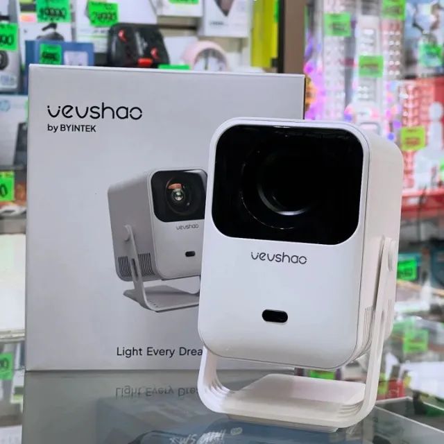 Projetor Vevshao A15 com Lente Selada