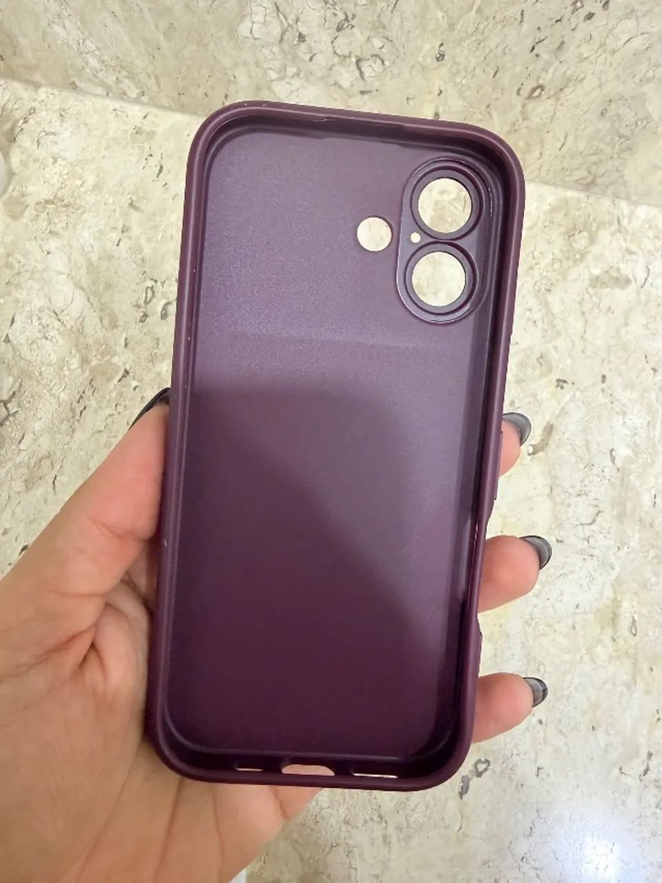 Capinha IPhone 17 vinho/bordo  - Foto 2