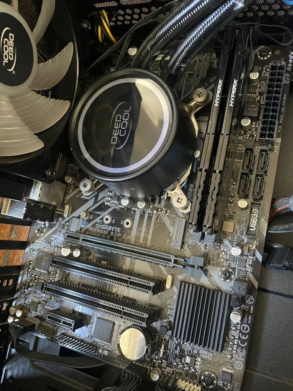 kit I5 9400f + placa mãe h310 + watercooler - Foto 2