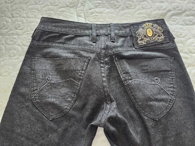 Calça Carmim, jeans preto - Foto 5