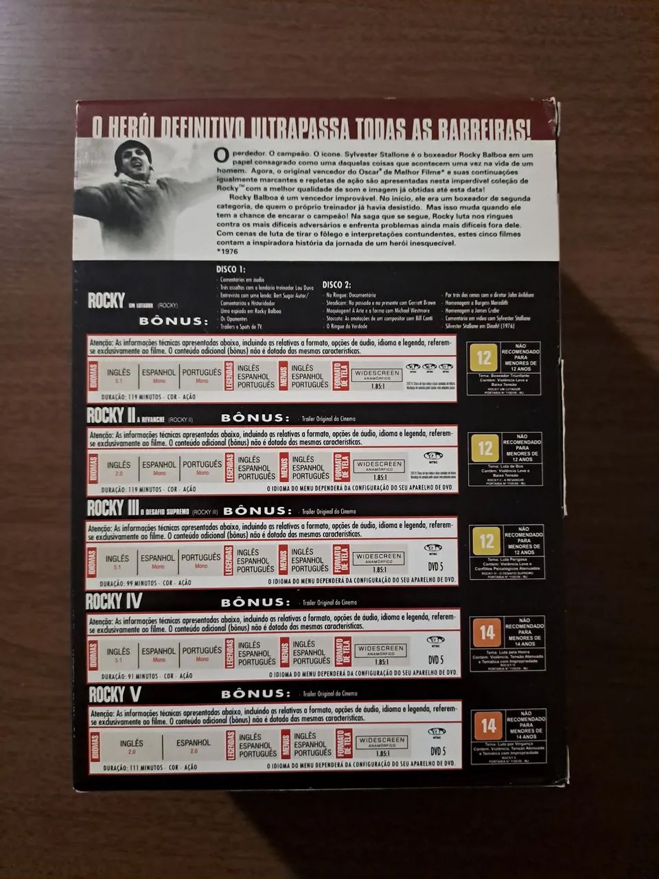 Box Sylvester Stalone Rocky Antologia Ultimate Edition - Foto 3
