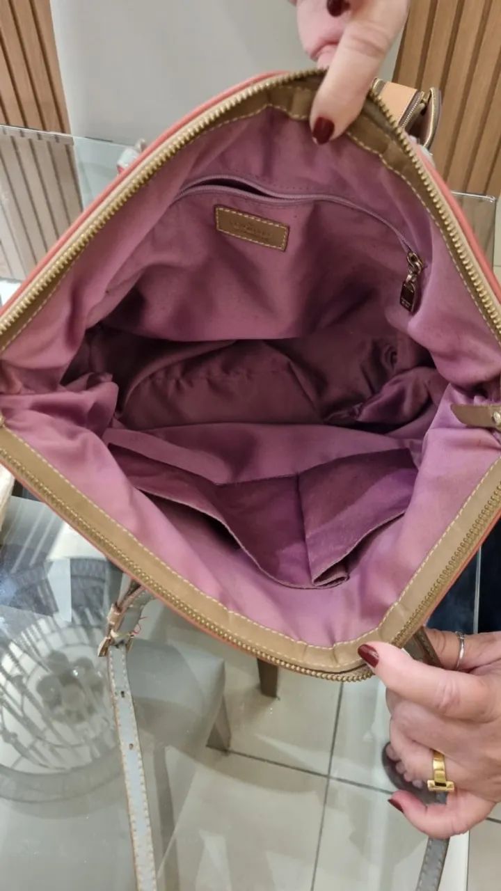 Bolsa Victor Hugo Original - Marrom monograma - Foto 3