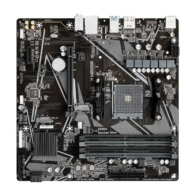 Placa Mãe Gigabyte B550M K - Nova | KLS Informática - Foto 3