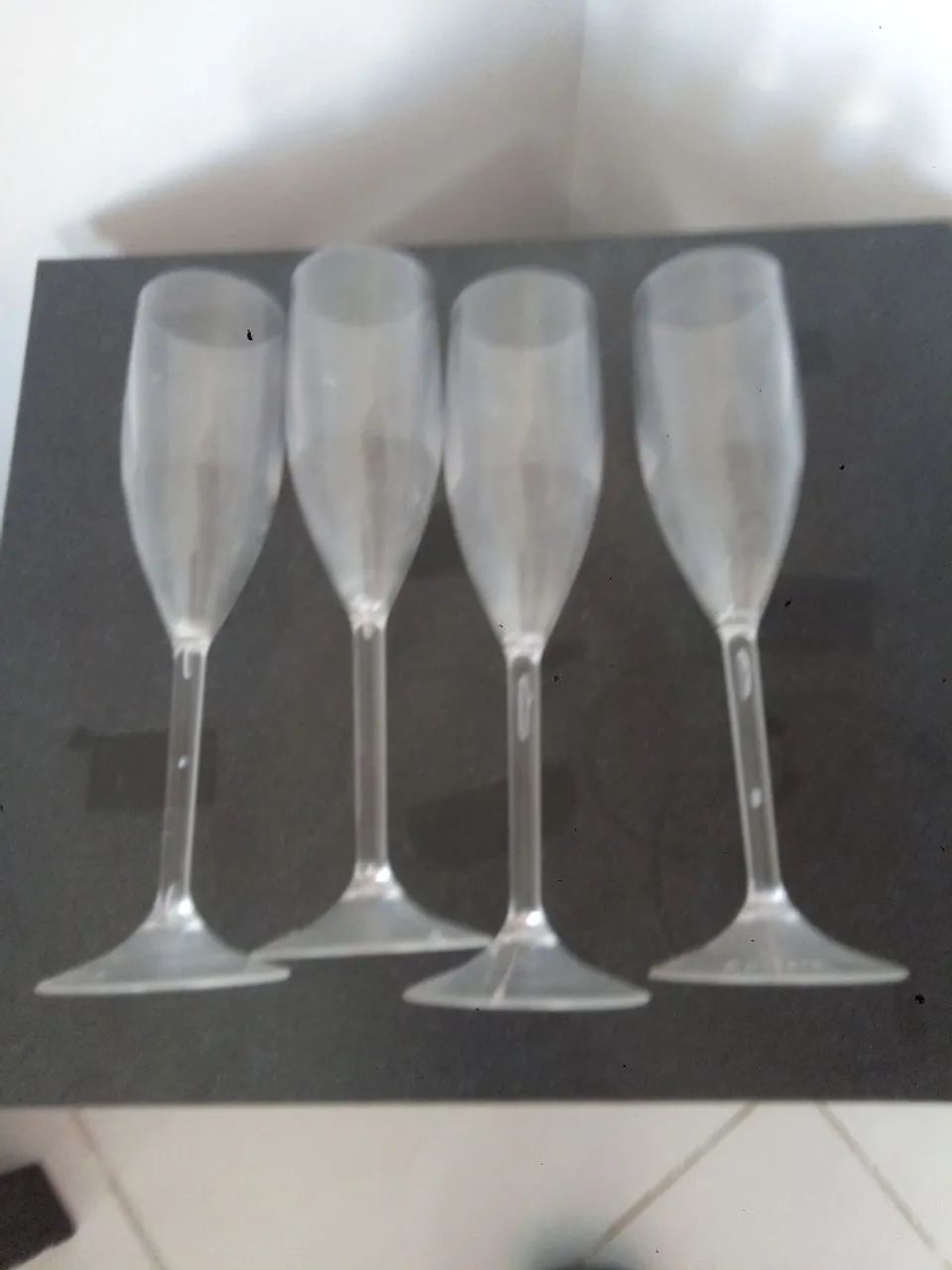 Conjunto Com 4 Taça Acrílica 
