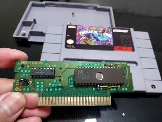 Jogo de SNES ( REPRO )Turtles in time 4 - Foto 3