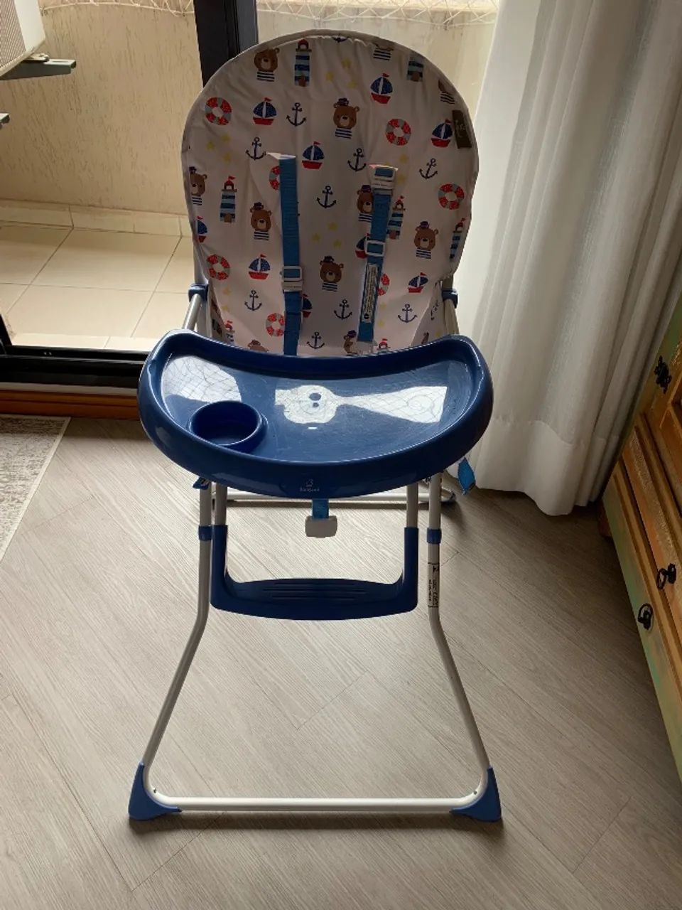Cadeira de alimentação infantil - Alta - Dobrável - Bandeja removível - Foto 2