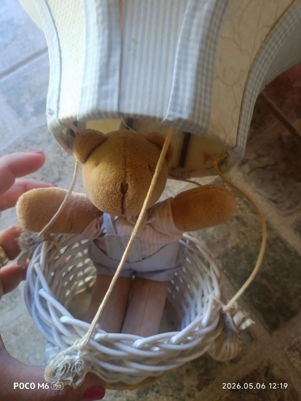2 luminárias Balão infantil com ursinho - Foto 5