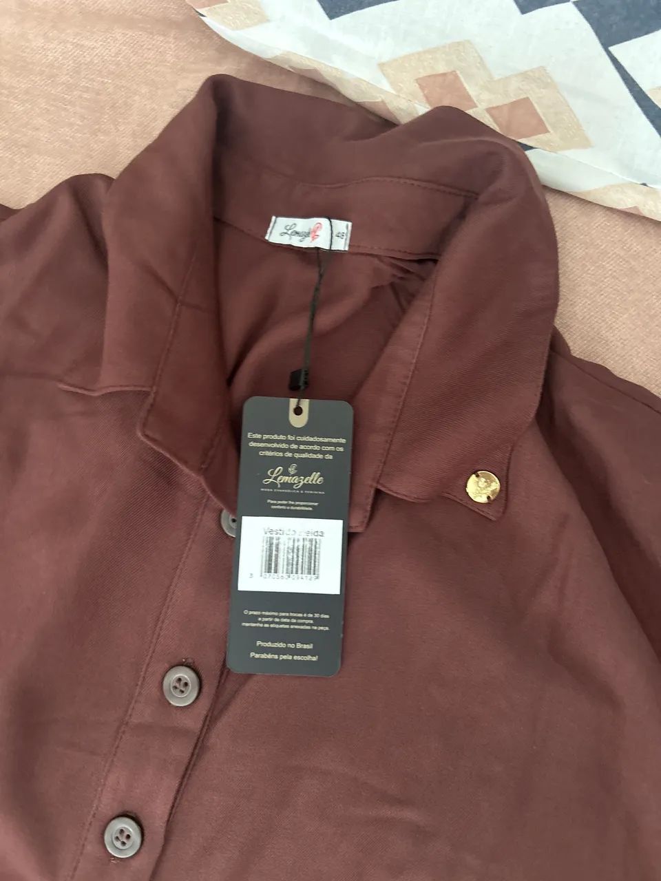 Vestido Marrom - Tam 48 - Foto 2