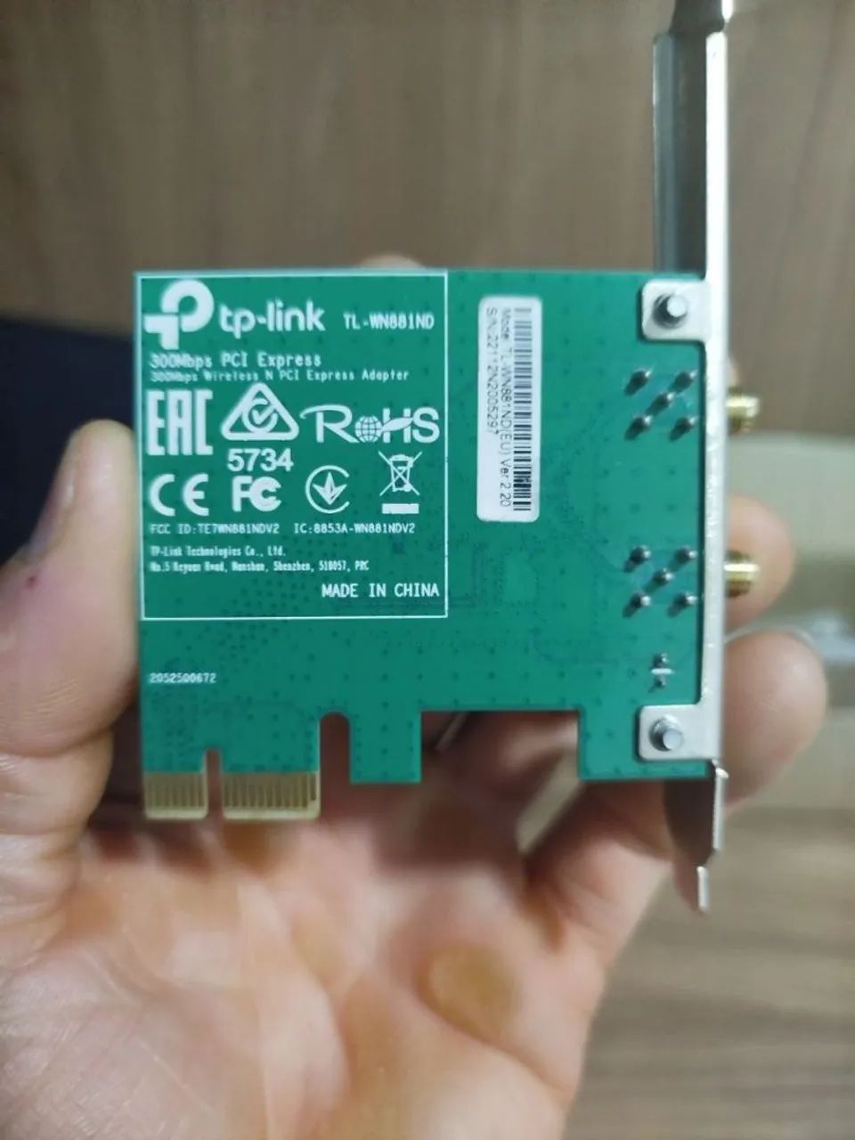 Placa Wi-Fi + Placa de áudio  - Foto 3