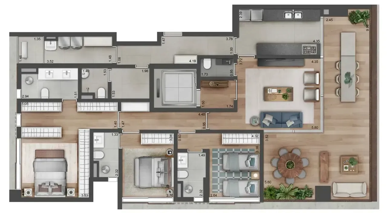 PLANTA 171m²