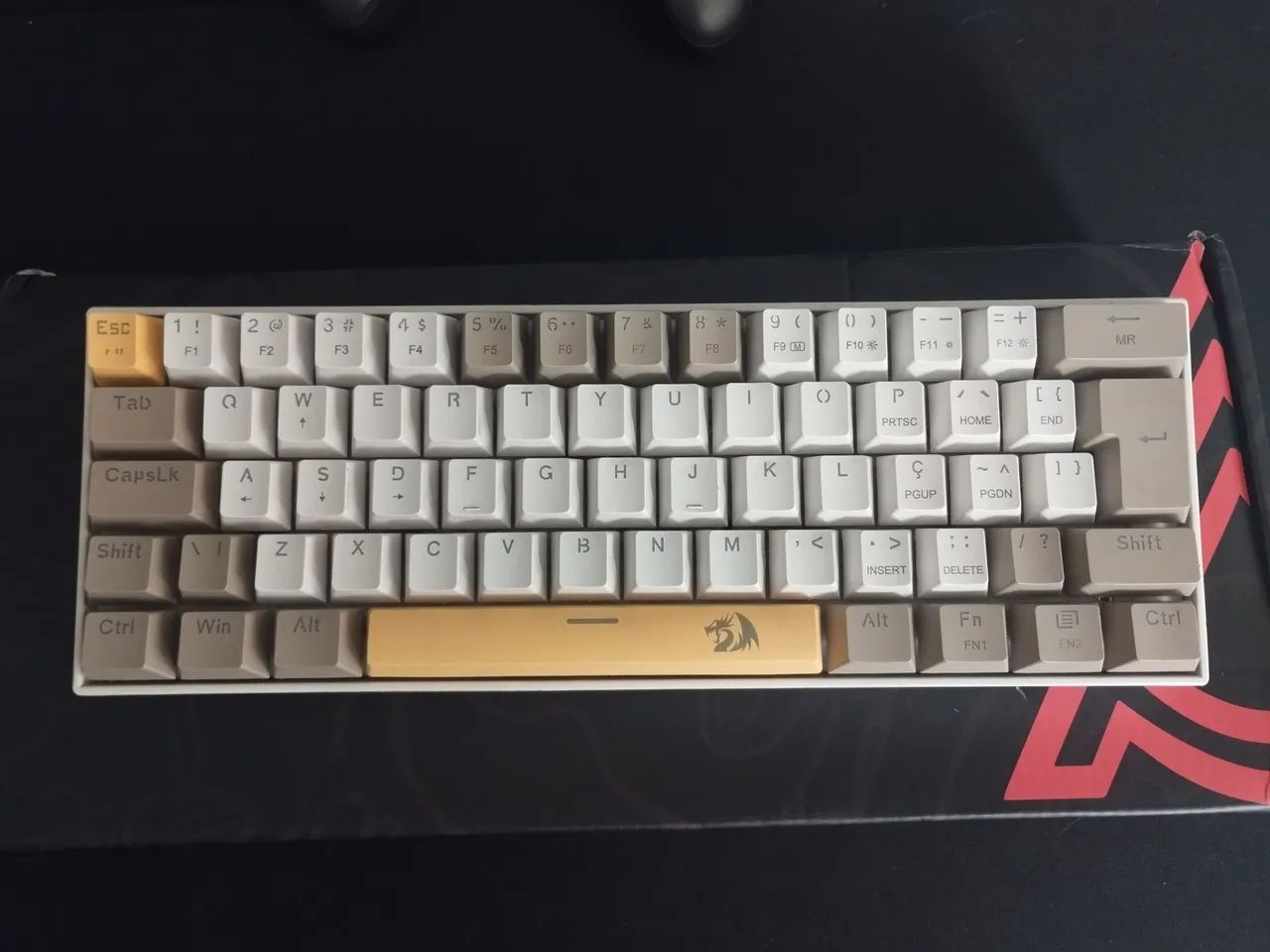 Teclado mecânico Redragon Lakshmi Switch Brown 