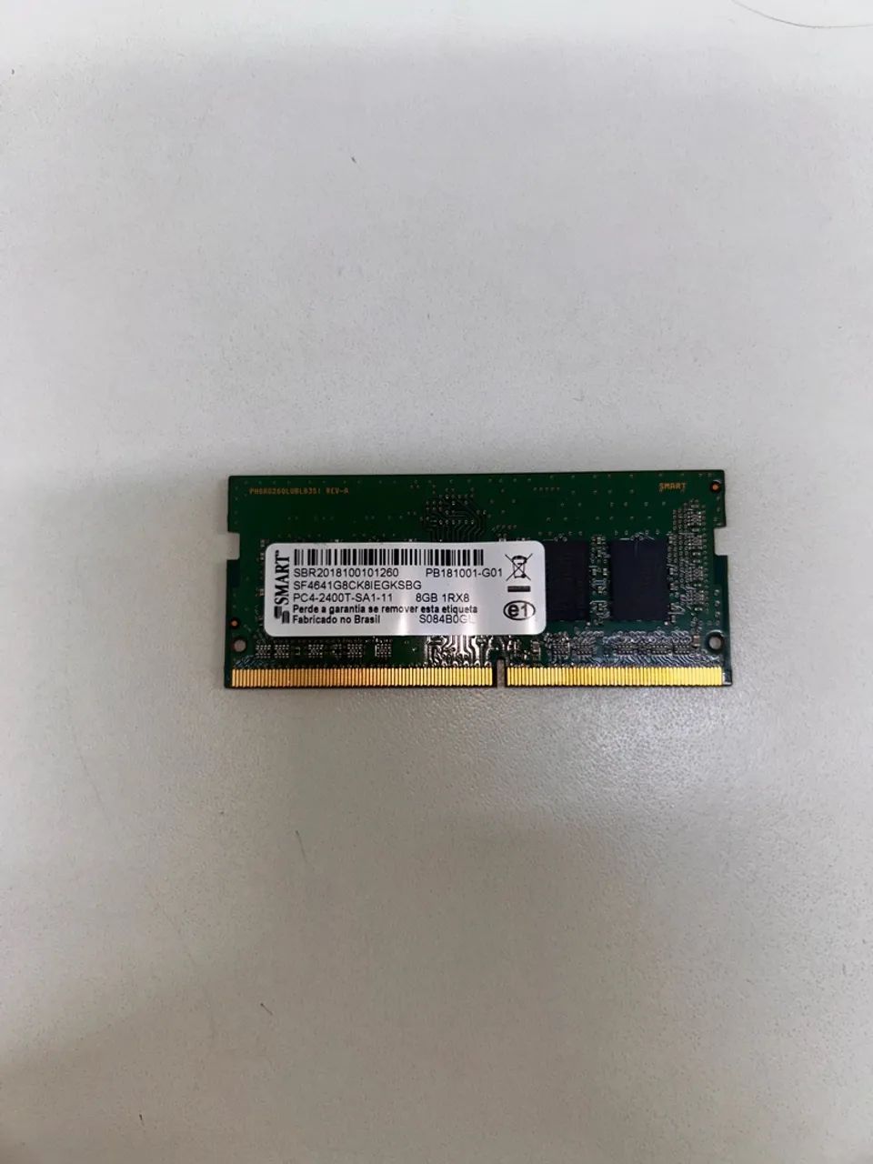 Memória ram 8GB